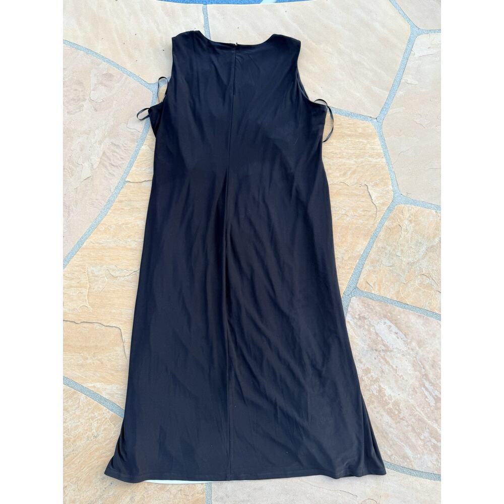 LAUREN Ralph Lauren Sheath Dress Womens Size 22W Black Sleeveless CB - Picture 2 of 4